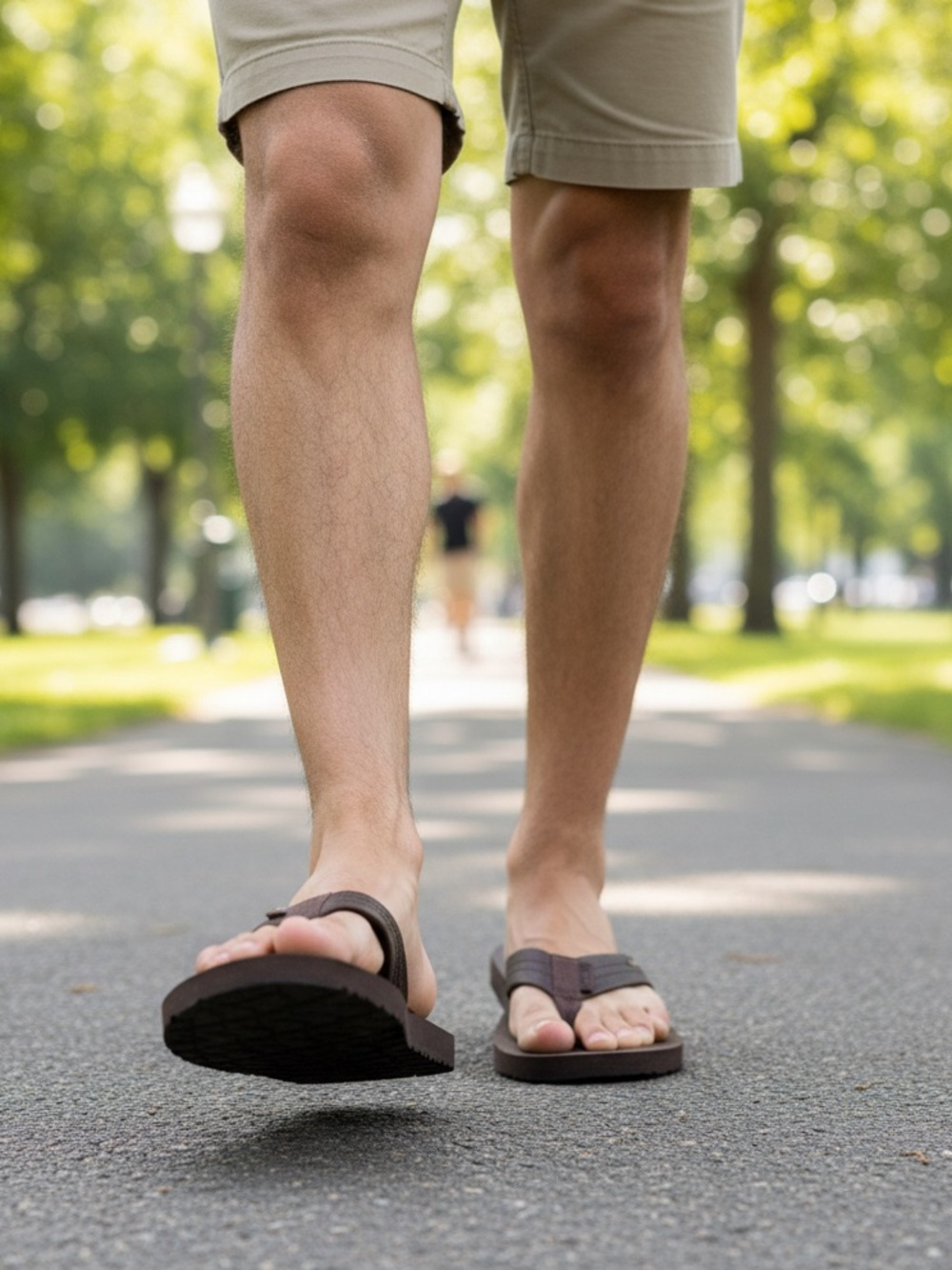 Reef Men's Draftsman Flip-Flops in Size 8, dark brown